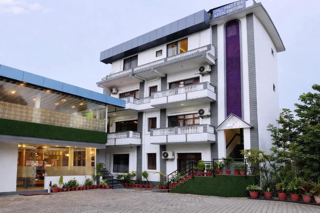 a rendering of the front of the hotel at Hotel Attic Empire in Kathmandu