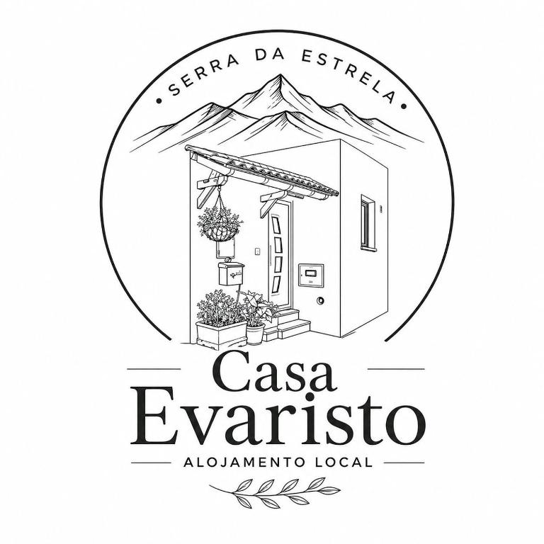 a logo for a casa veritas albuquerque local at Casa do Evaristo in Nabais