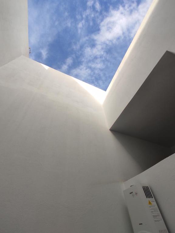 a view of the sky from the inside of a building at شقق يوسف للكراء in Gabès