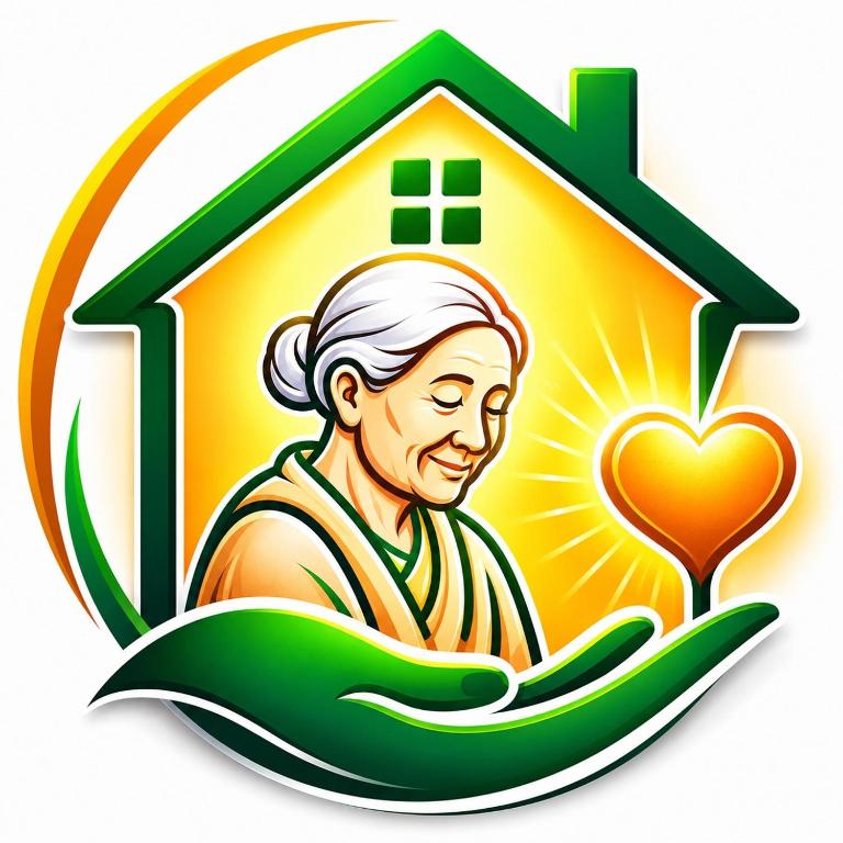 a picture of a woman holding a house at Aama Ghar Siliguri in Siliguri