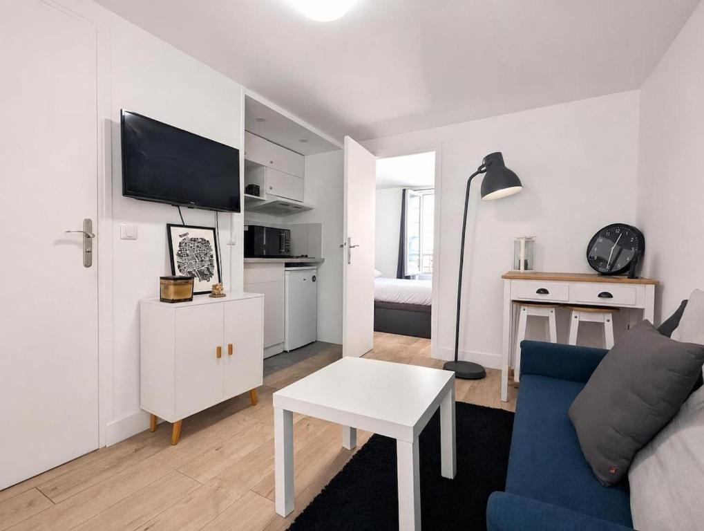 Pied-à-terre cosy entre Italie et BNF - 2 pers
