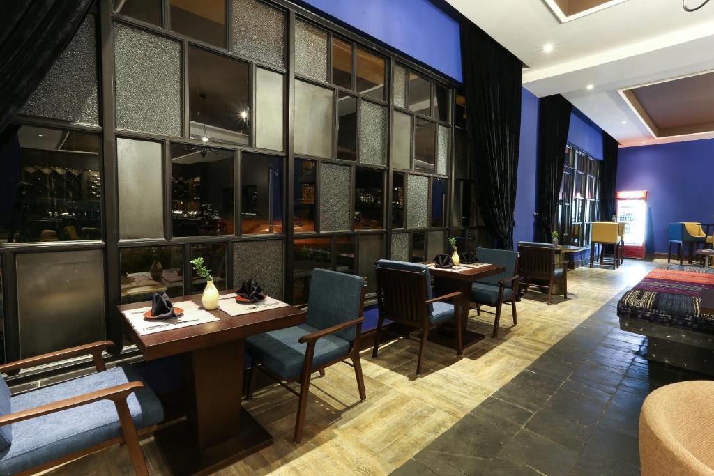 Khu vực ghế ngồi tại Aliana Boutique Sapa Hotel & Spa
