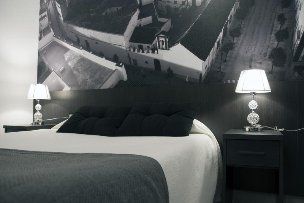 Postelja oz. postelje v sobi nastanitve Hotel Barrio Nuevo