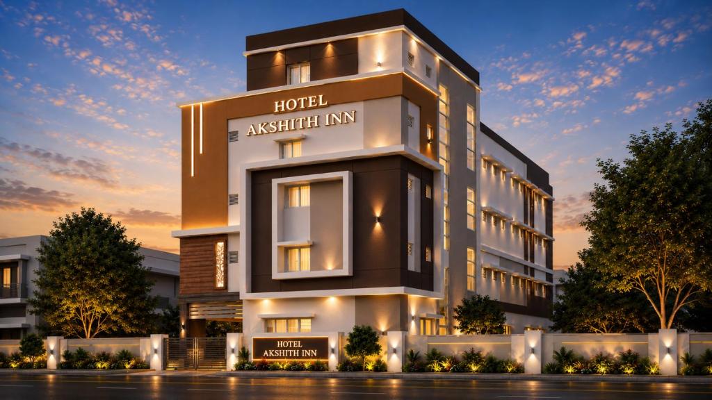a rendering of a hotel australian inn at Hotel Akshith Inn in Thanjāvūr