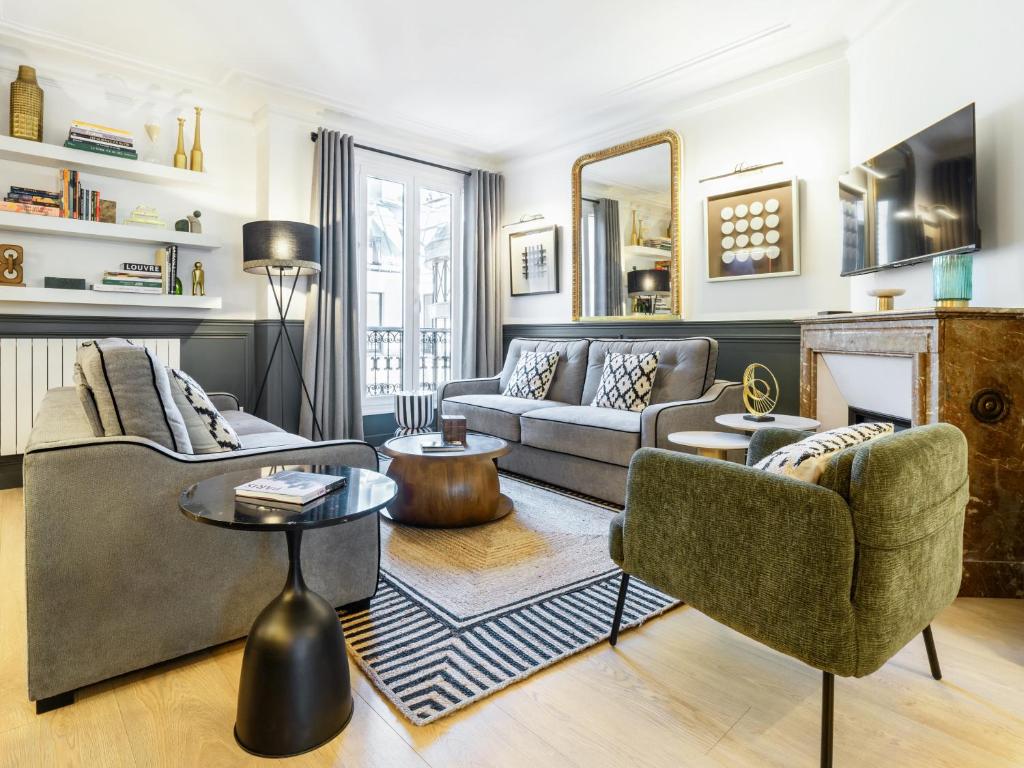 LivinParis - Luxury AC 3 Bedrooms Opera II