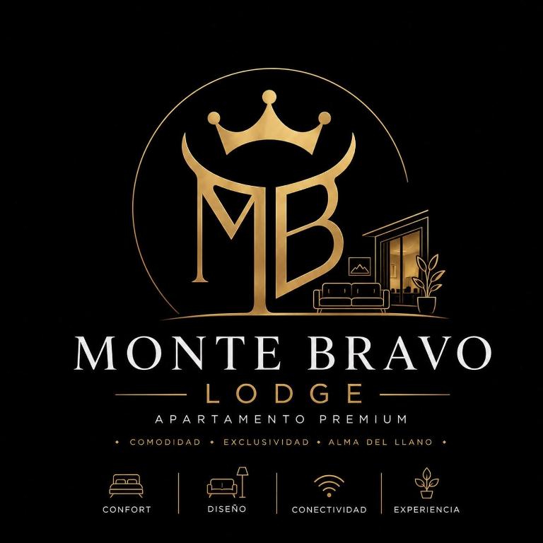 a logo for a morris morris monte bravo lodge at Monte Bravo Lodge in Yopal