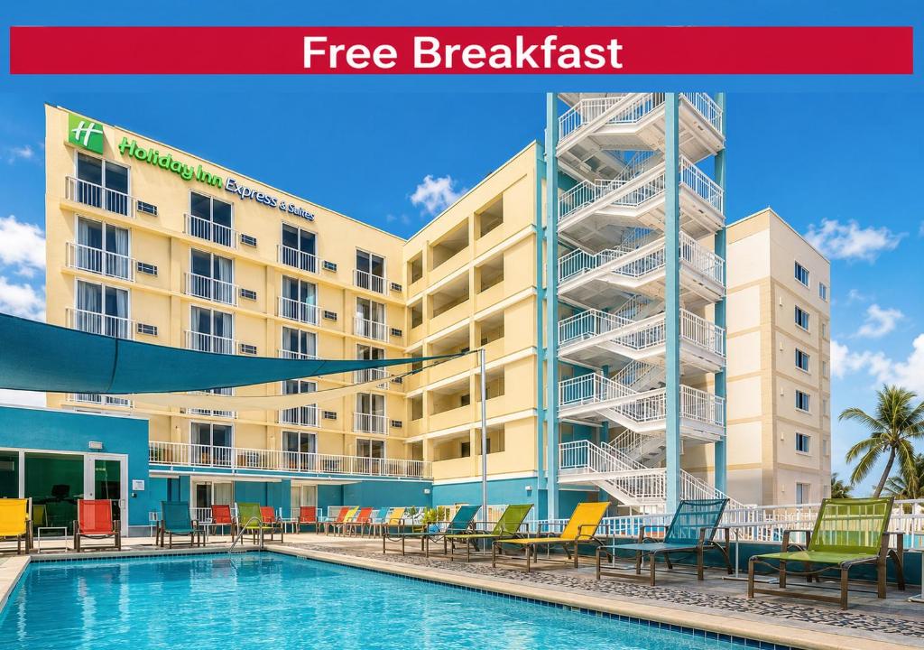 a hotel with a swimming pool and a resort at Holiday Inn Express & Suites Nassau by IHG in Nassau
