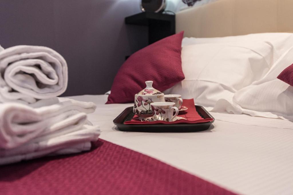 Posteľ alebo postele v izbe v ubytovaní Vite Suites Guest House