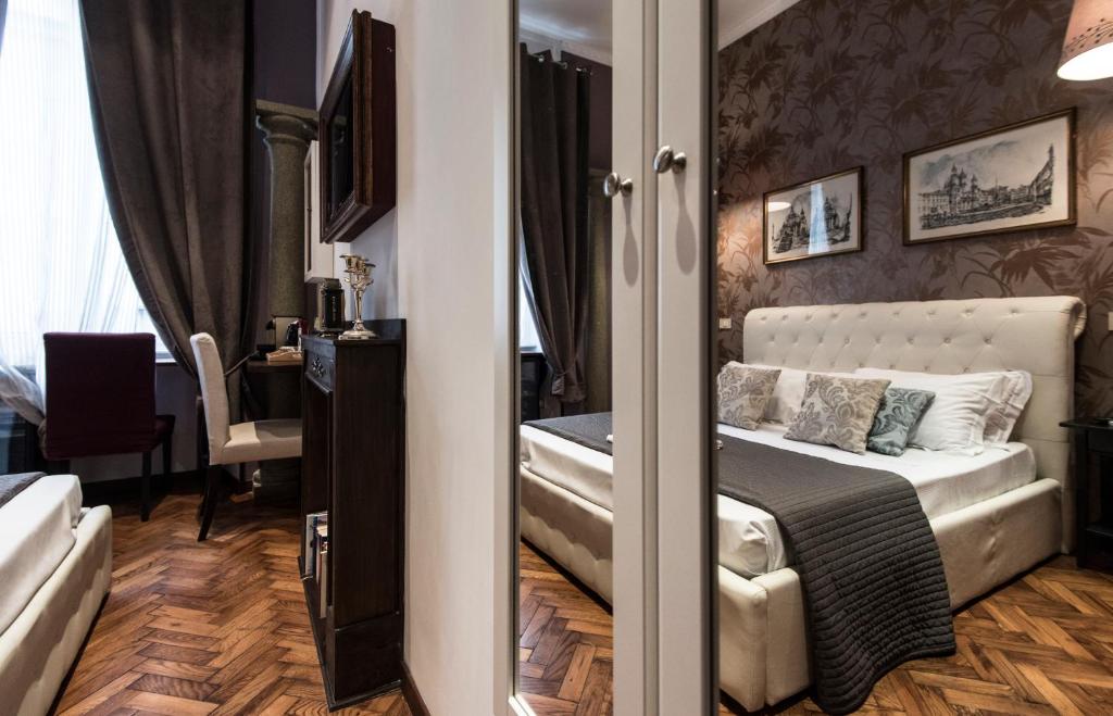 Posteľ alebo postele v izbe v ubytovaní Vite Suites Guest House