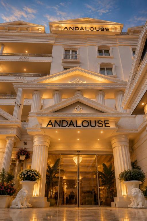 a view of the entrance to a hotel at Andalouse Otel in Trabzon