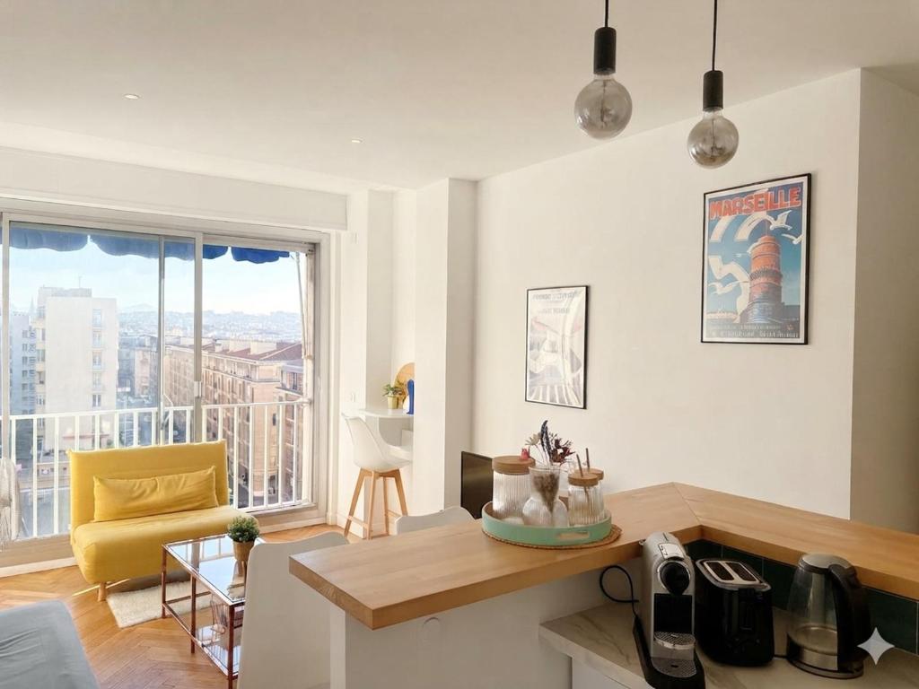 Appartement Design et Elégant - Vue sur le Vieux Port, Panier Centre