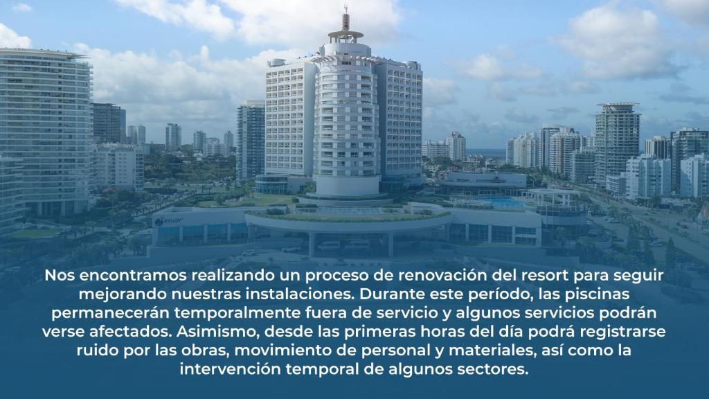 a view of a city with tall buildings at Enjoy Punta del Este in Punta del Este