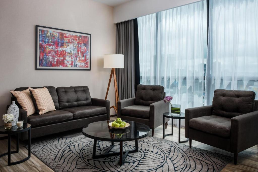Posezení v ubytování Somerset Damansara Uptown Petaling Jaya