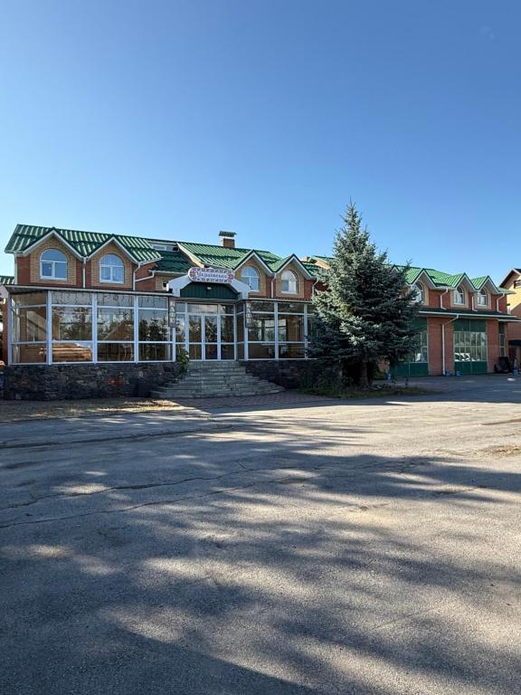 a large building with a lot of windows at Готель Українське in Vinnytsya