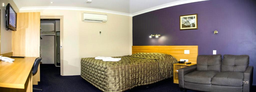 Posezení v ubytování SunPalms Motel