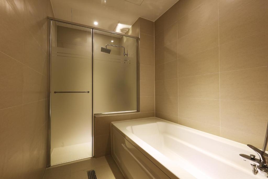 Koupelna v ubytování Bucheon SR Hotel