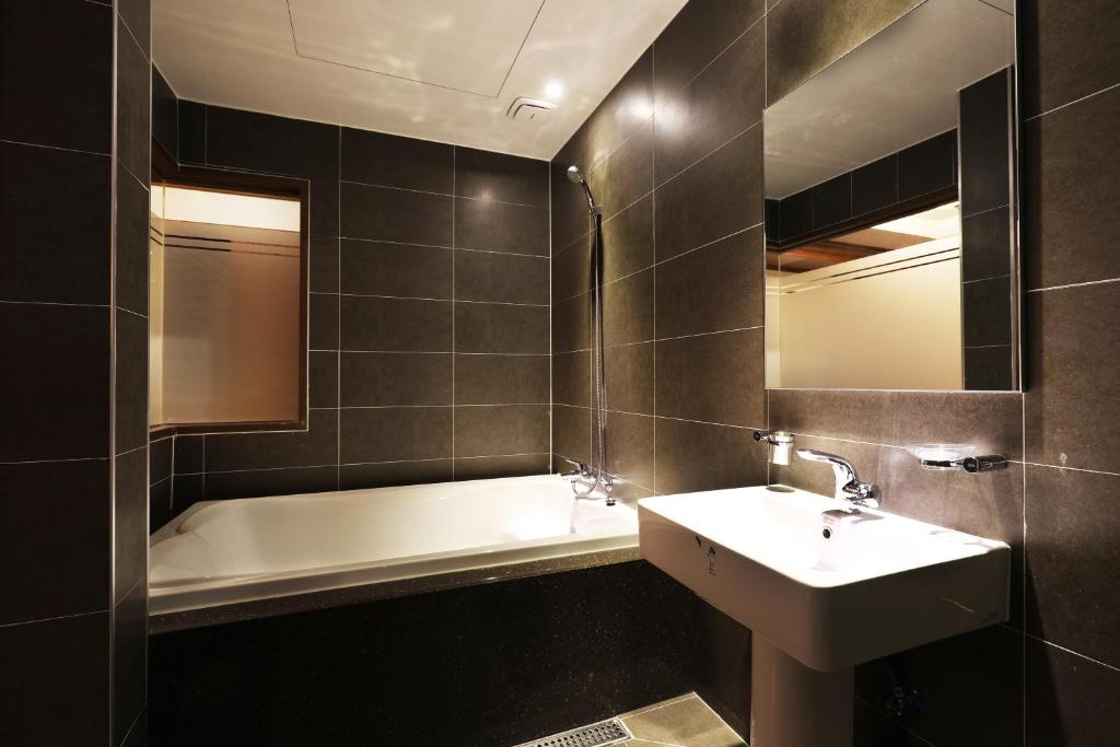 Koupelna v ubytování Bucheon SR Hotel
