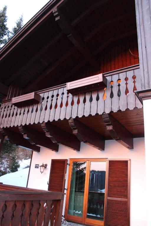 Balkón nebo terasa v ubytování Haus Rathore