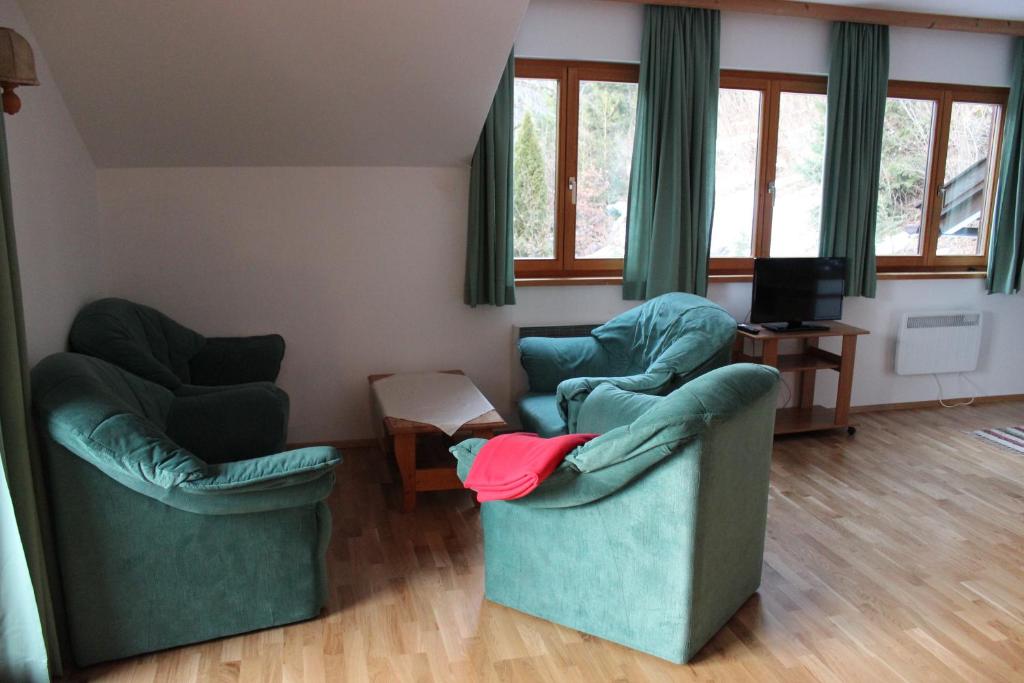 Posezení v ubytování Haus Rathore
