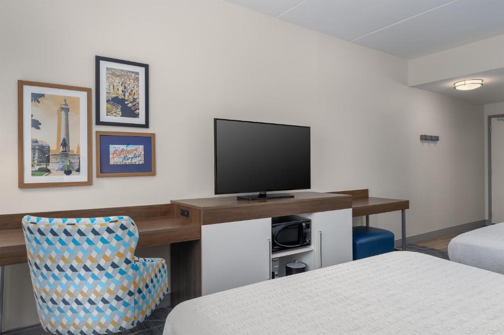 Hampton Inn Baltimore Bayview Campus - Queen Kamer Met 2 Queensize Bedden – Niet-Rokers