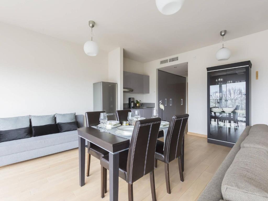 Kuchyňa alebo kuchynka v ubytovaní VacationClub - Diune Apartment 502A