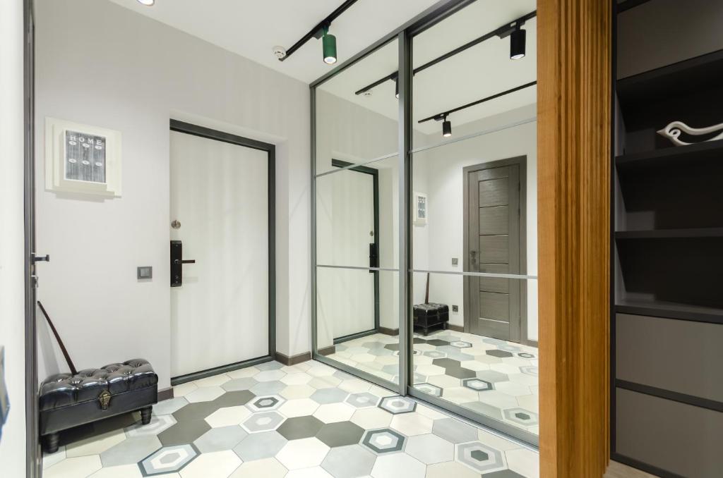 6-52 New York, Antonovycha 74, Kyiv centre, Olimpiiska metro nearby, stunning city view, Petrovdim Apartment фото 3