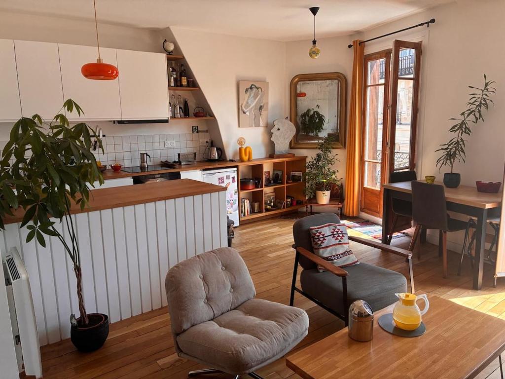 Appartement lumineux à 5 minutes des Buttes-Chaumont