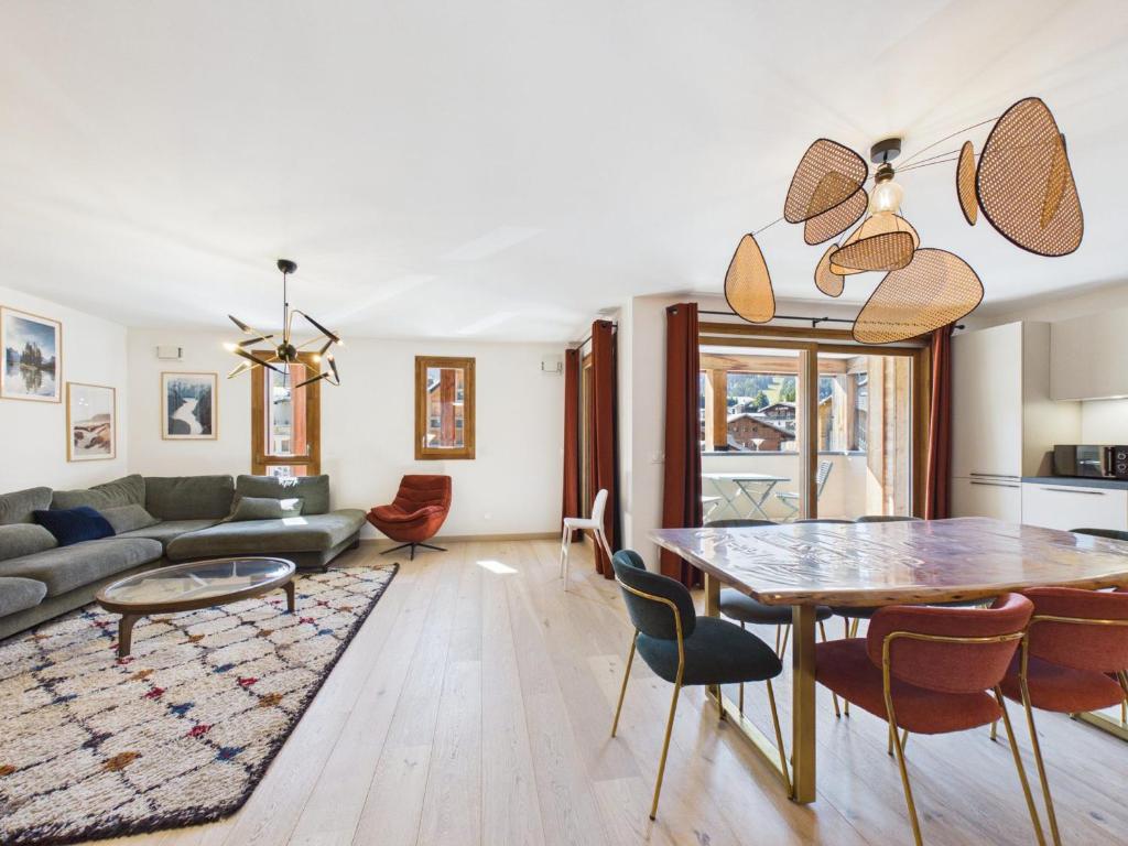 Appartement 4 Chambres au Coeur des Gets - Haut Standing, Parking, Wifi, Balcon, Proche Commerces