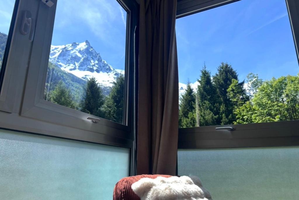 A majestic view of the Aiguille du Midi