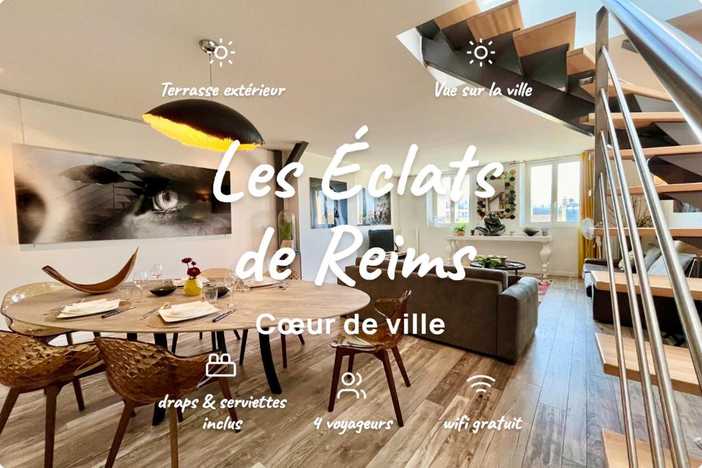 Reims Centre : appartement lumineux et atypique 46, Place d'Erlon