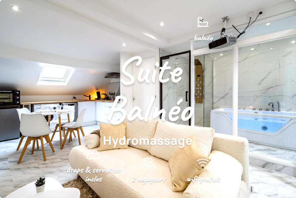 Suite Balnéo hydromassage et rétroprojecteur