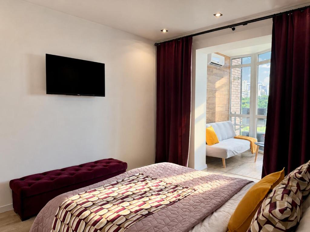 Апартаменти в ЖК River Park с 2 спальнями, панорамным видом на город фото 4