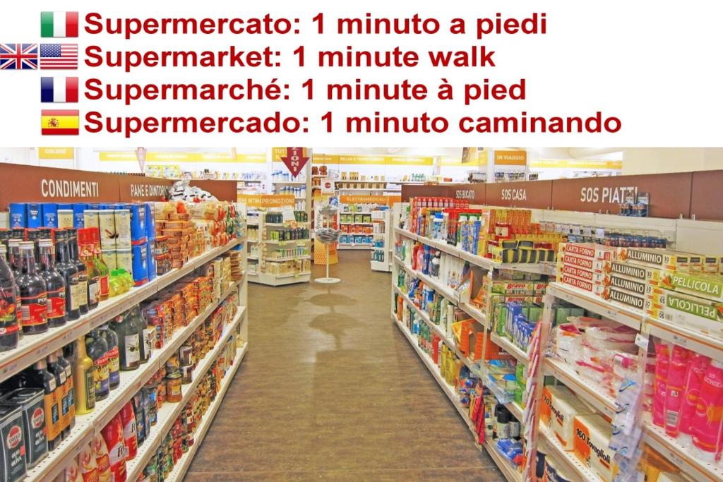 Supermarket alebo iný obchod pri apartmáne alebo v okolí