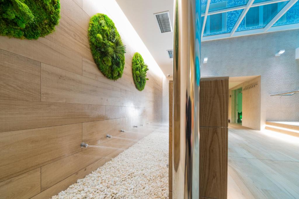 Koupelna v ubytování Sallés Hotel Pere IV