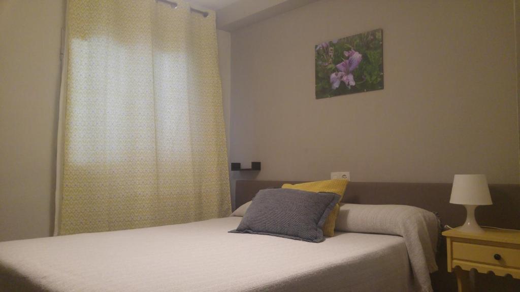 Cama o camas de una habitación en Posada Tintes