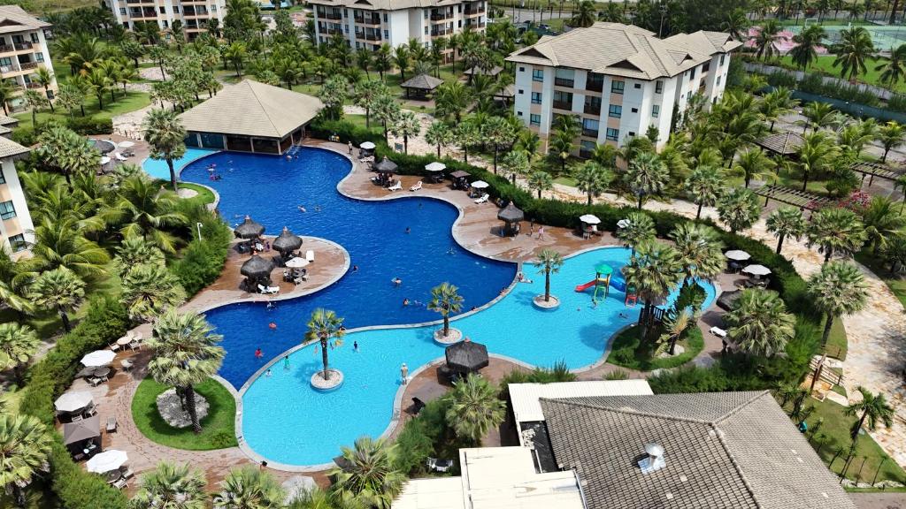 an overhead view of a pool at a resort at Vg Sun Cumbuco 112 in Caucaia