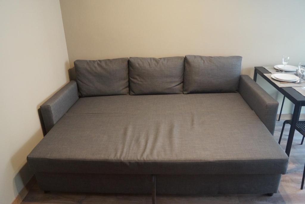 A seating area at Studio Alboran