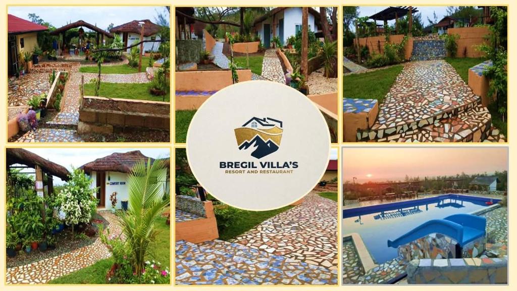 a collage of pictures of a resort at Bregil Villas in Pagudpud