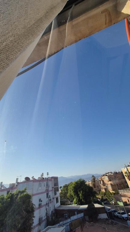 a view from the window of a building at Sinai st in Eilat