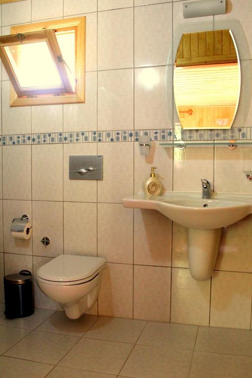 Koupelna v ubytování Sera Pansiyon