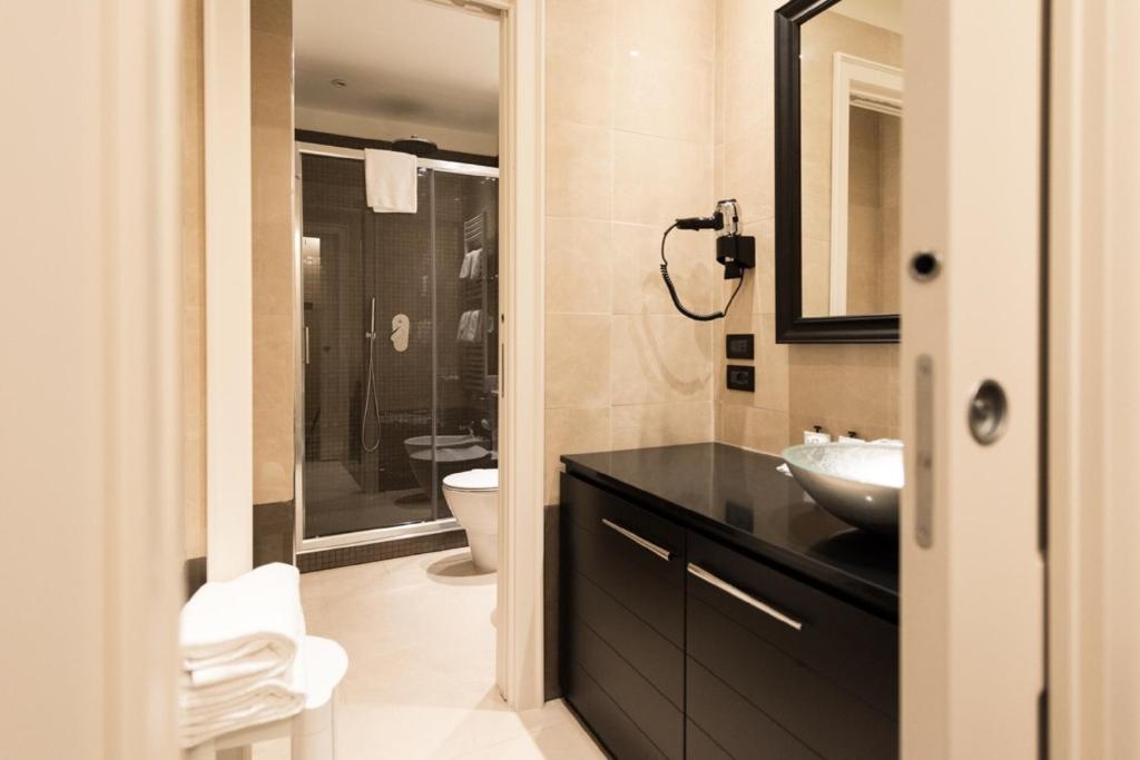 Łazienka w obiekcie Hotel Milano & SPA***S