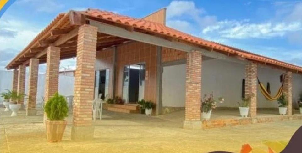a rendering of a house with a roof at Pousada do Delta in Tutóia