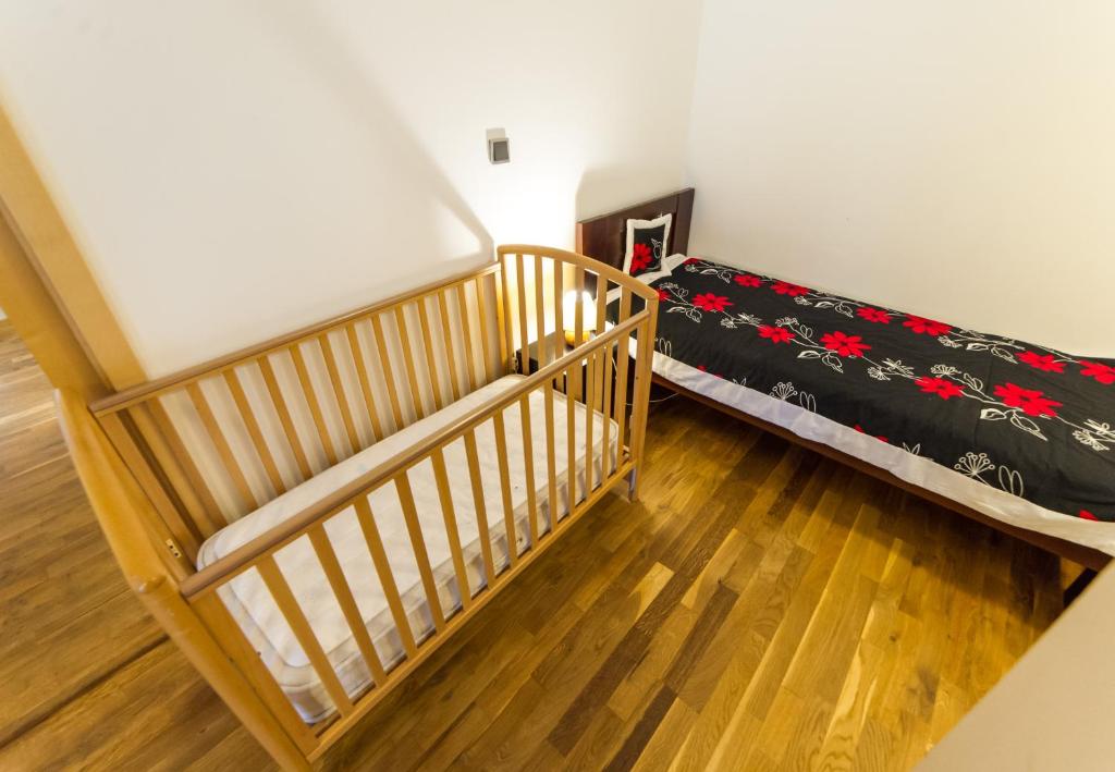 Postel nebo postele na pokoji v ubytování Penzion Delanta