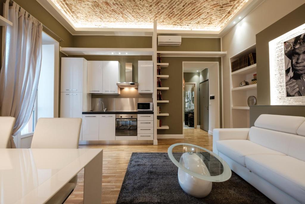 Kuchyňa alebo kuchynka v ubytovaní Apart Hotel Torino