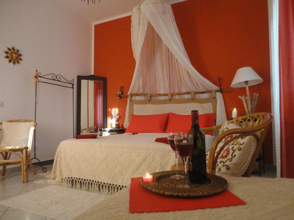 A bed or beds in a room at B&B Mare E Natura