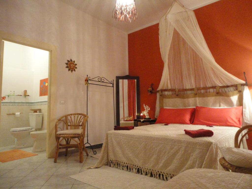 A bed or beds in a room at B&B Mare E Natura
