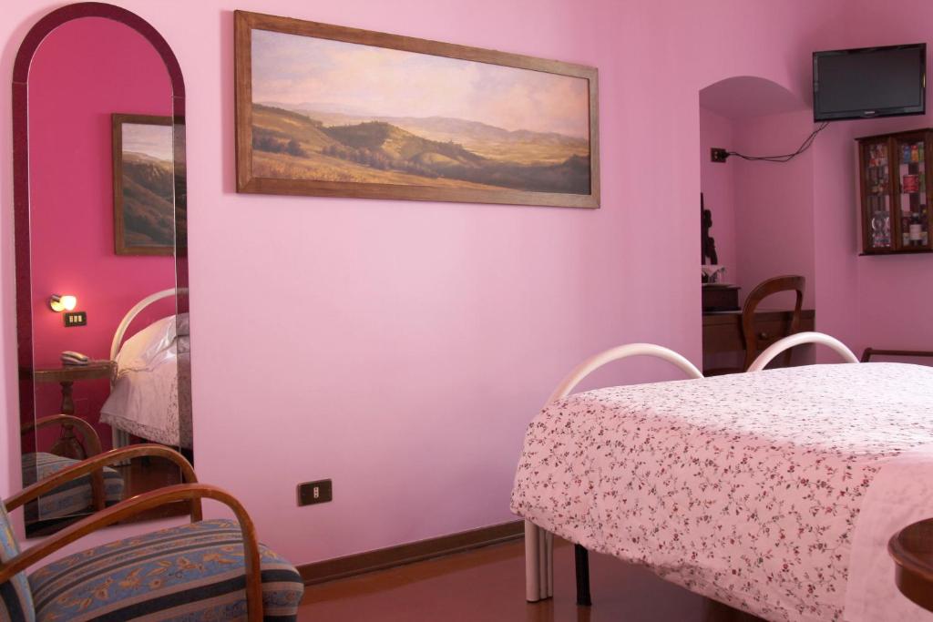 TV a/nebo společenská místnost v ubytování Hotel Pallotta