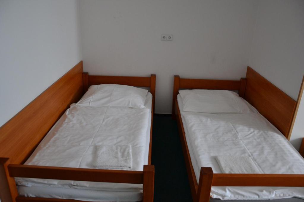 Voodi või voodid majutusasutuse Motorest a Motel Rohlenka Austerlitz toas