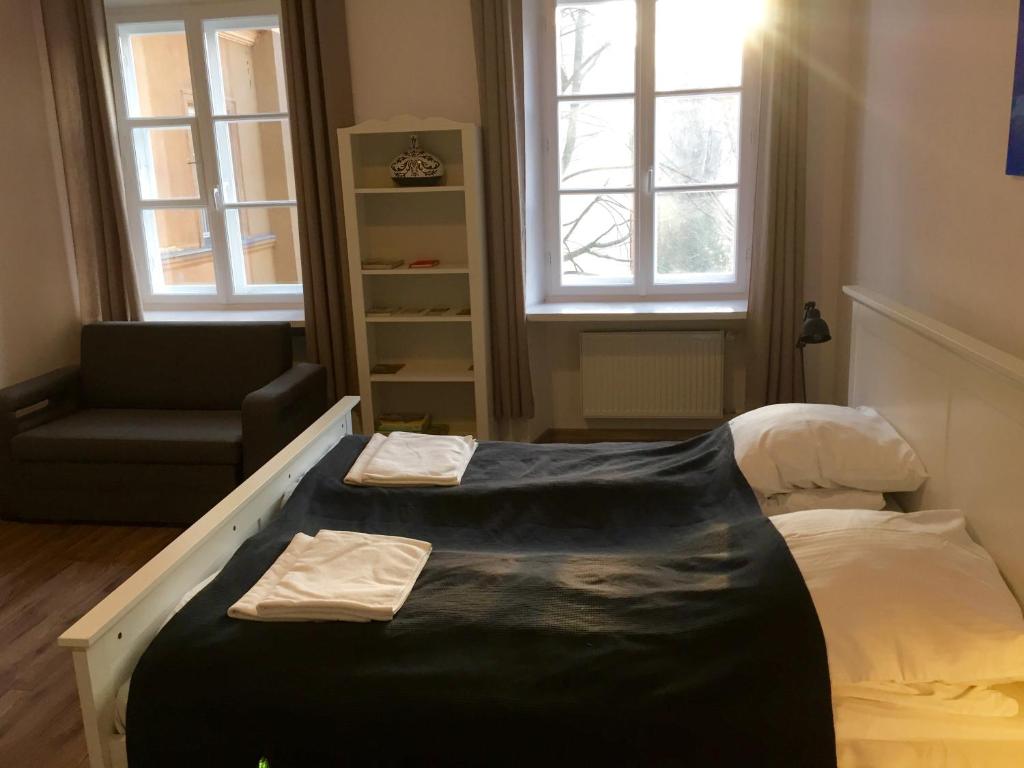Posteľ alebo postele v izbe v ubytovaní Castle Inn