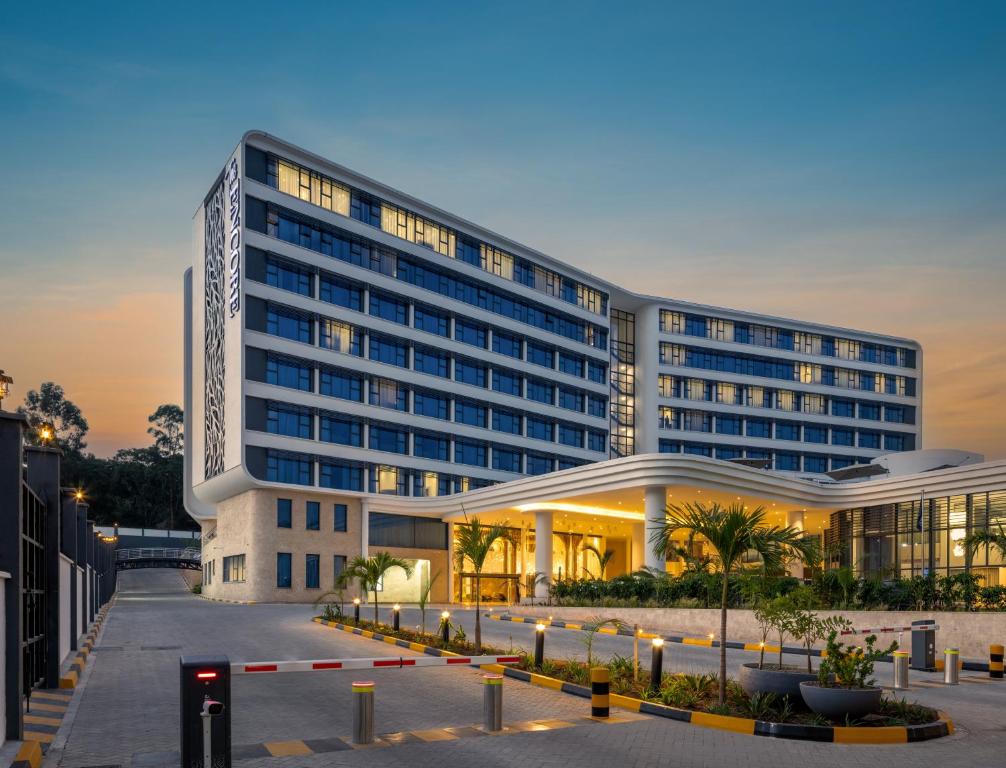 a rendering of a hotel with a building at The Encore Hotel Nakuru in Nakuru